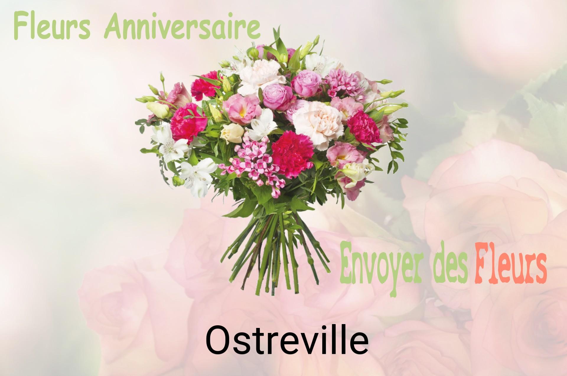Bouquet de fleurs d’anniversaire livré à Ostreville